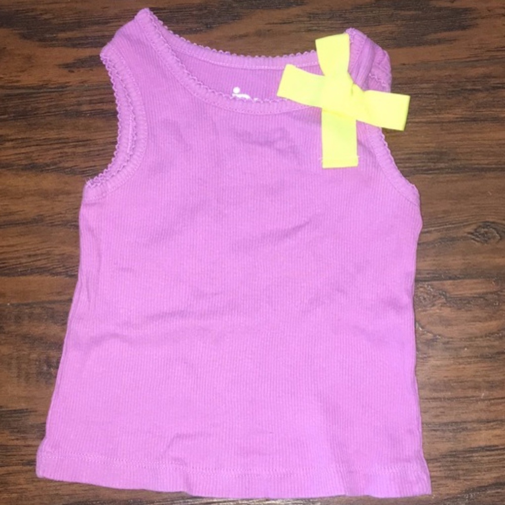 Circo Girls Tank Top w/ Bow Detail